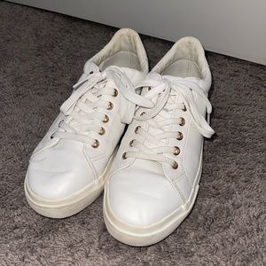 White sneakers